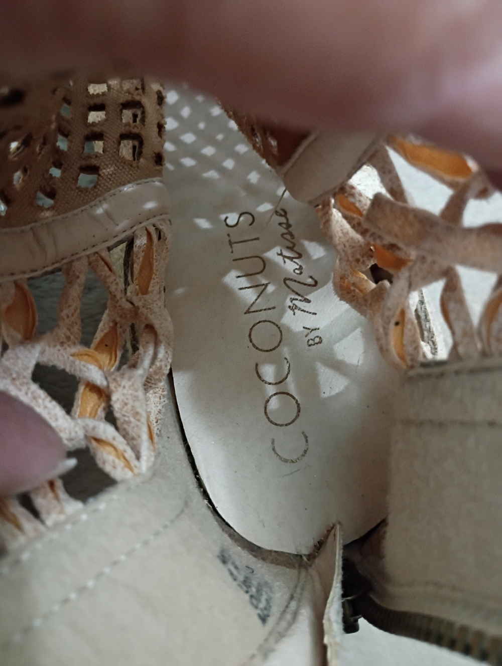 Coconuts by Matisse Cream Laser-Cut Ankle Booties - Picture 6 of 10